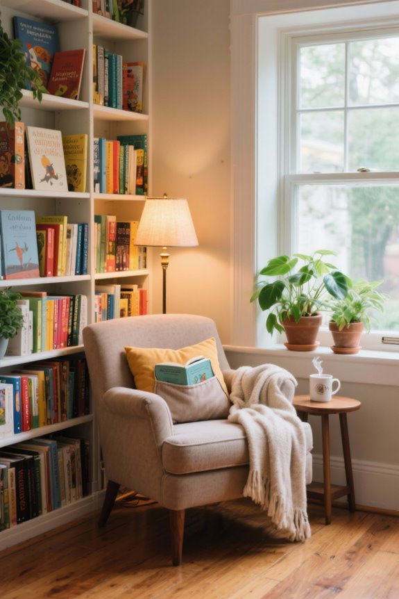 cozy reading pillows for kids