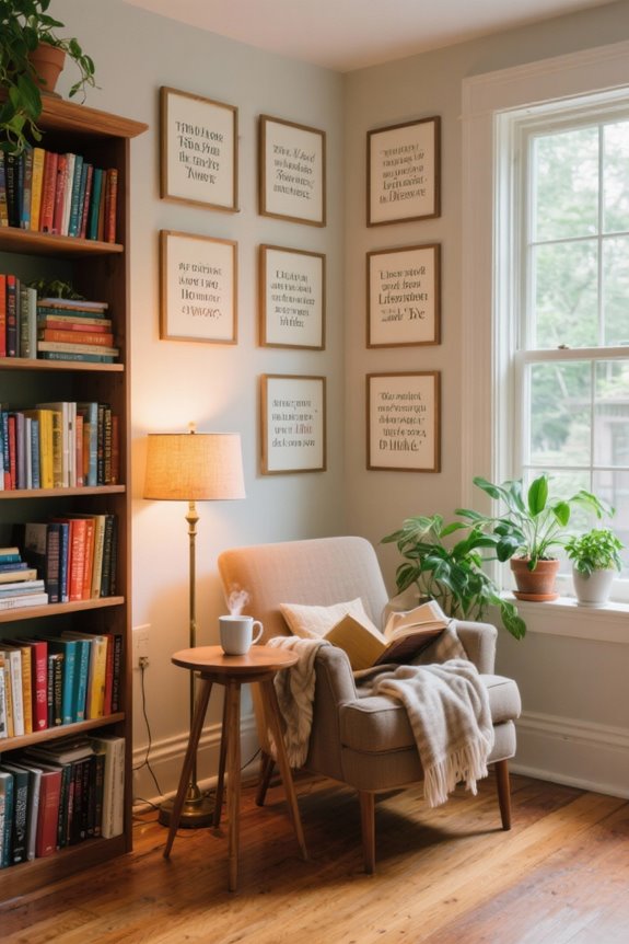 inspirational literary wall art