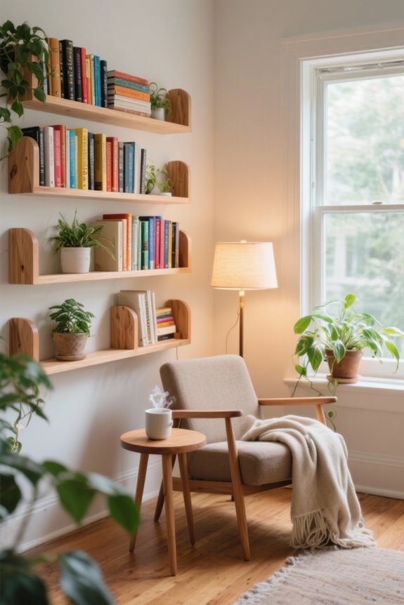 minimalist wooden bookends selection