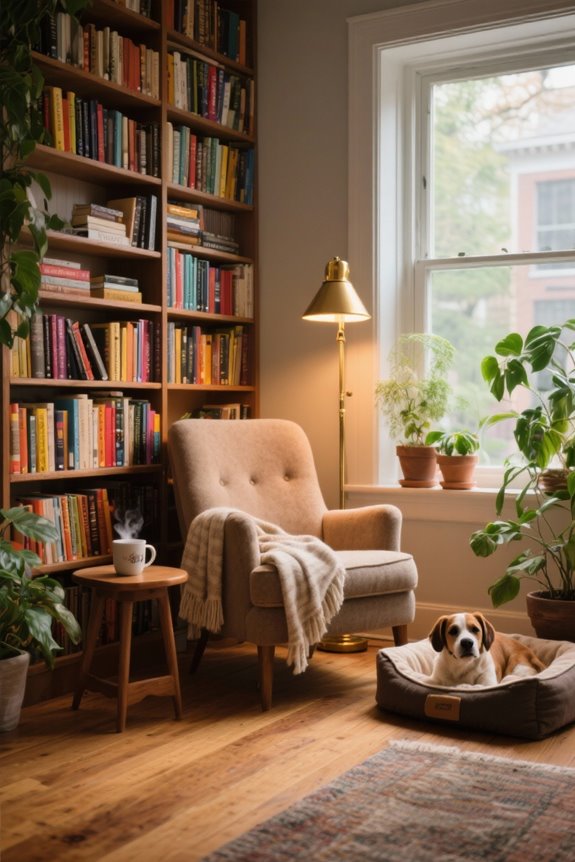 pet friendly reading corners